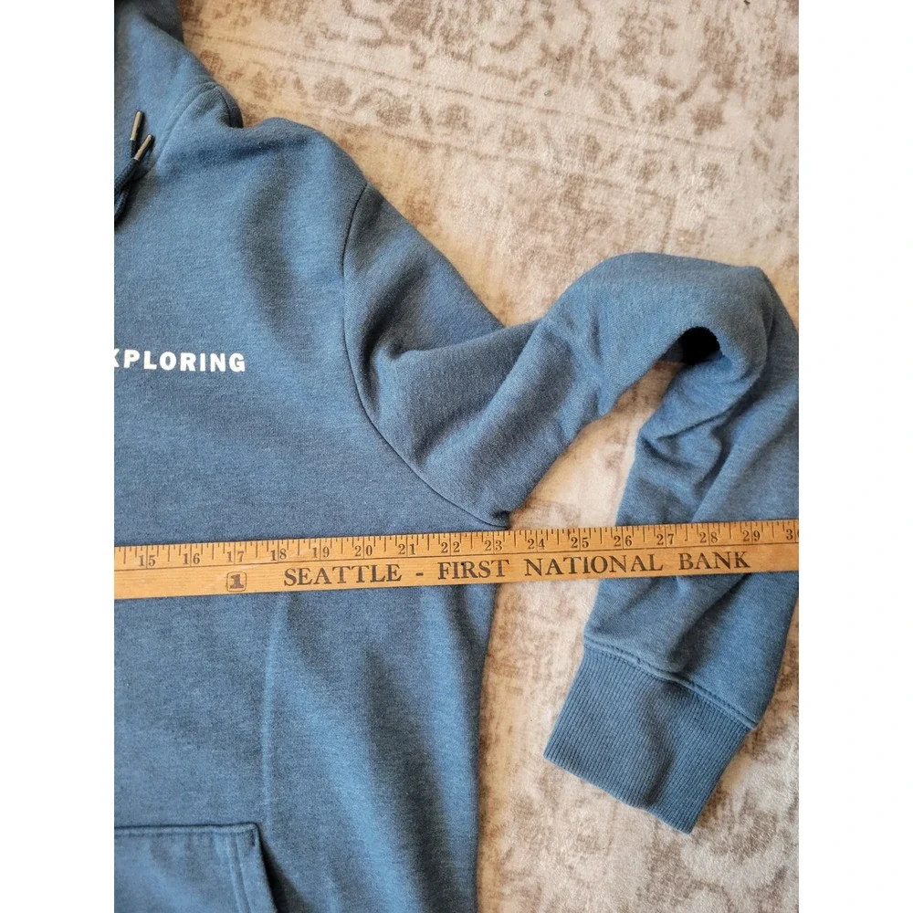 The North Face‎ Blue Logo Hoodie – Men's Large